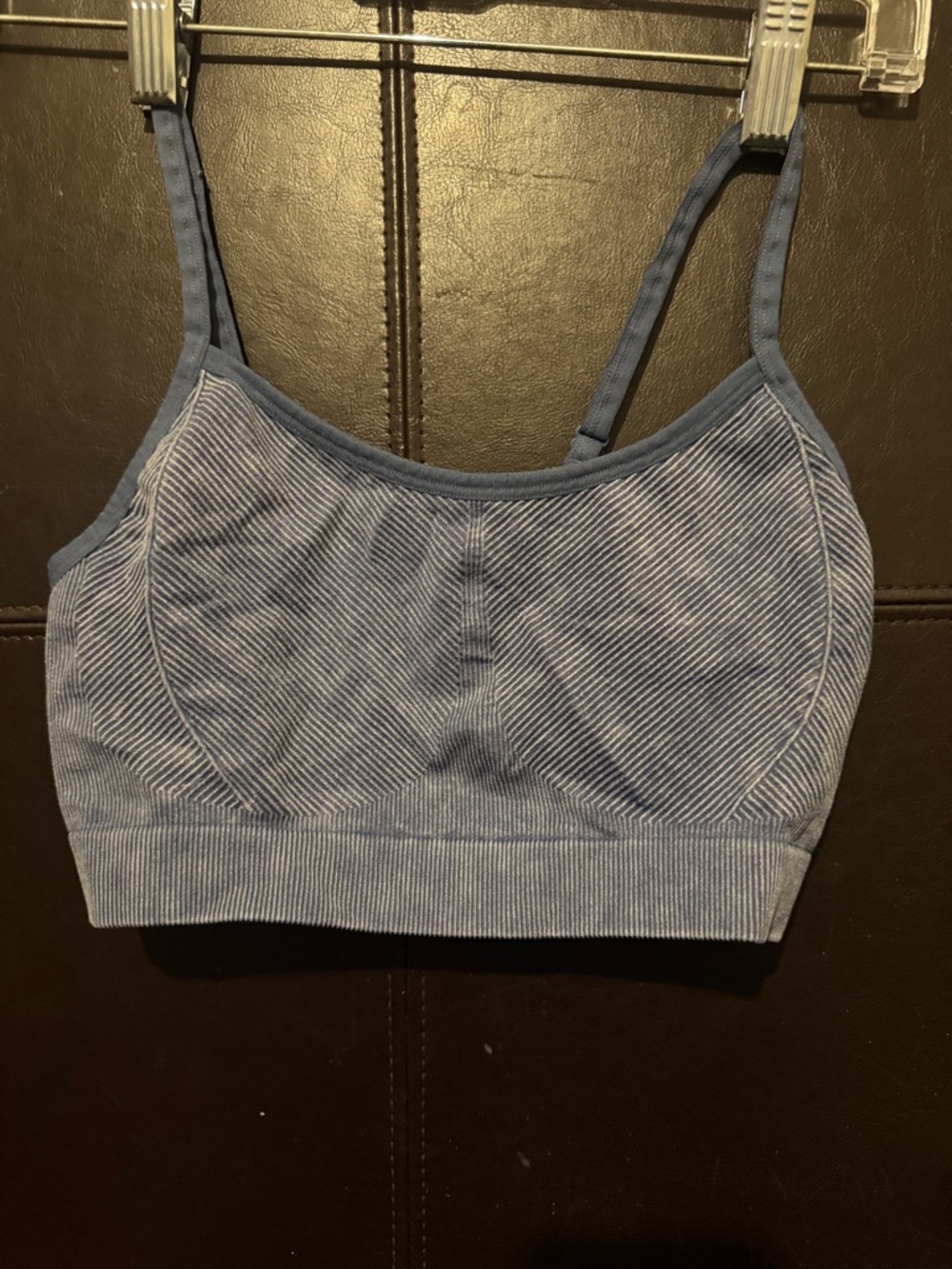 Colsie Blue Seamless Stretch Bralette- Large
